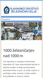 Mobile Screenshot of pd-zeleznicar-celje.org