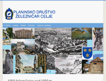 Tablet Screenshot of pd-zeleznicar-celje.org